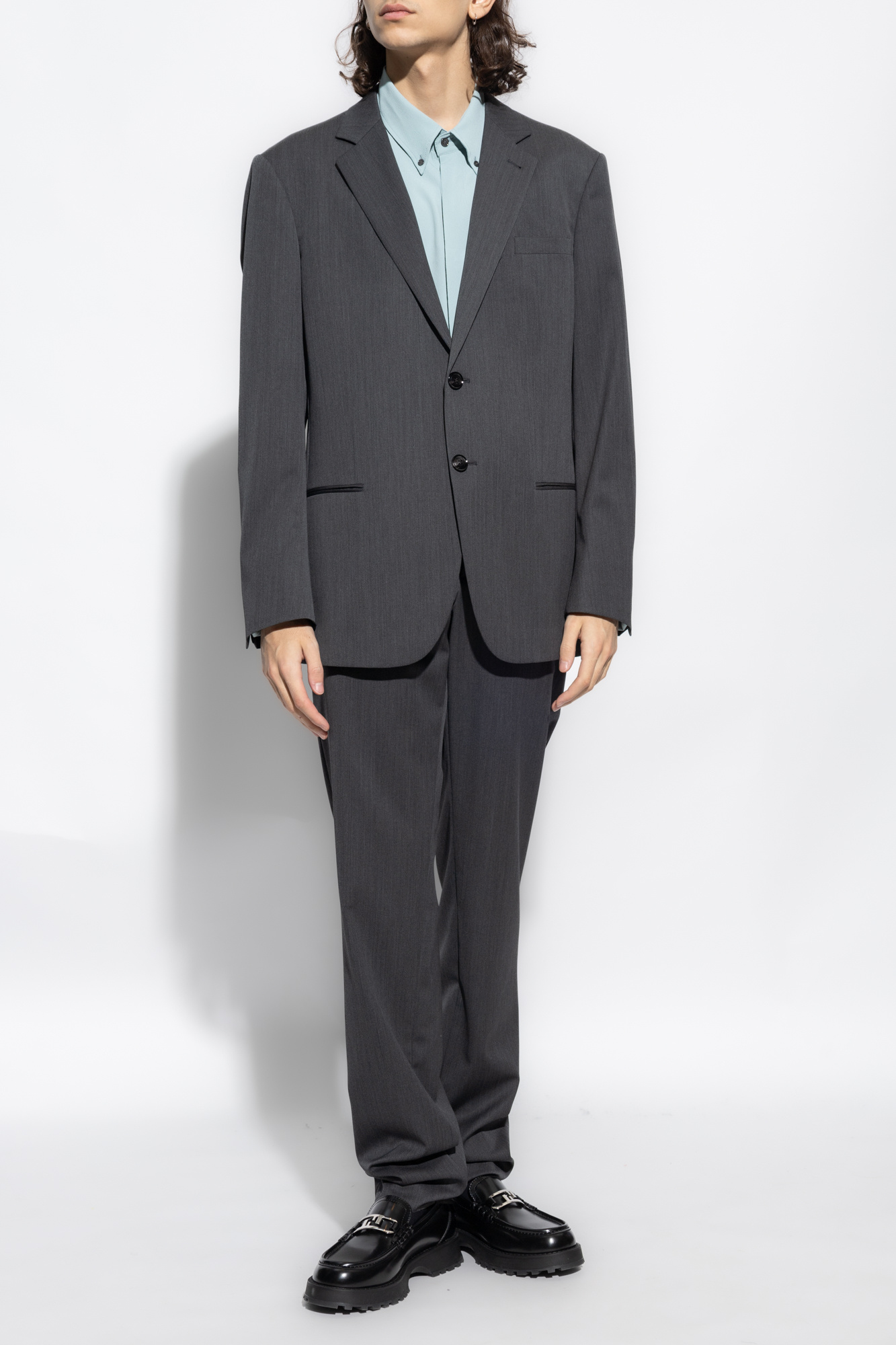 Armani grey outlet suit